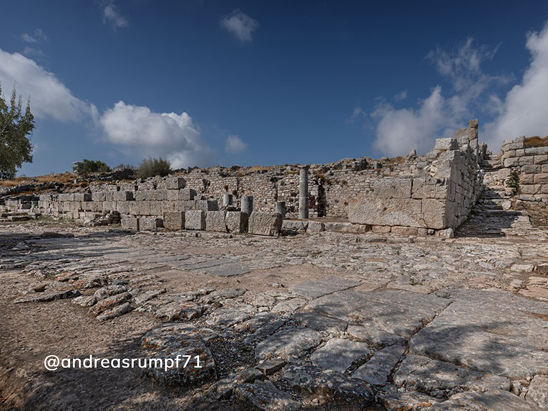Ancient City of Thera a near attraction of Perissa Black Sand Beach