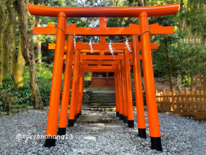 Kunozan Toshogu Shrine near Miho black sand beach in Japan