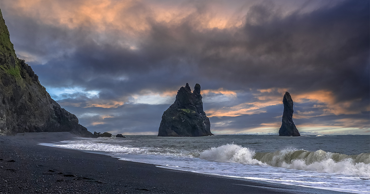 Reynisfjara - Iconic black sand beach in Iceland