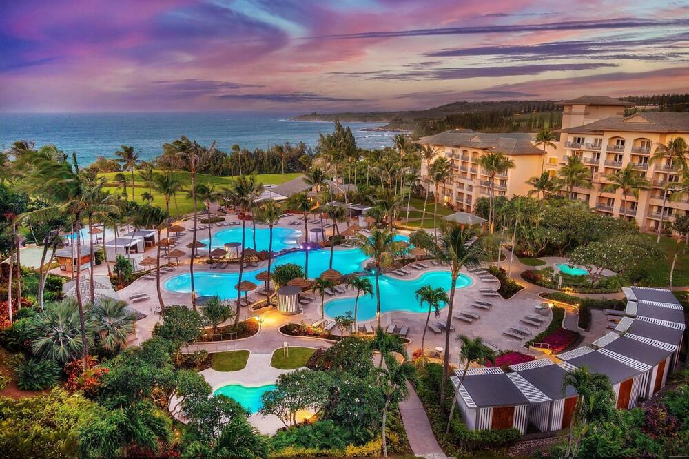 For better Lahaina sunset views, book rooms at higher floors of The Ritz-Carlton Maui, Kapalua