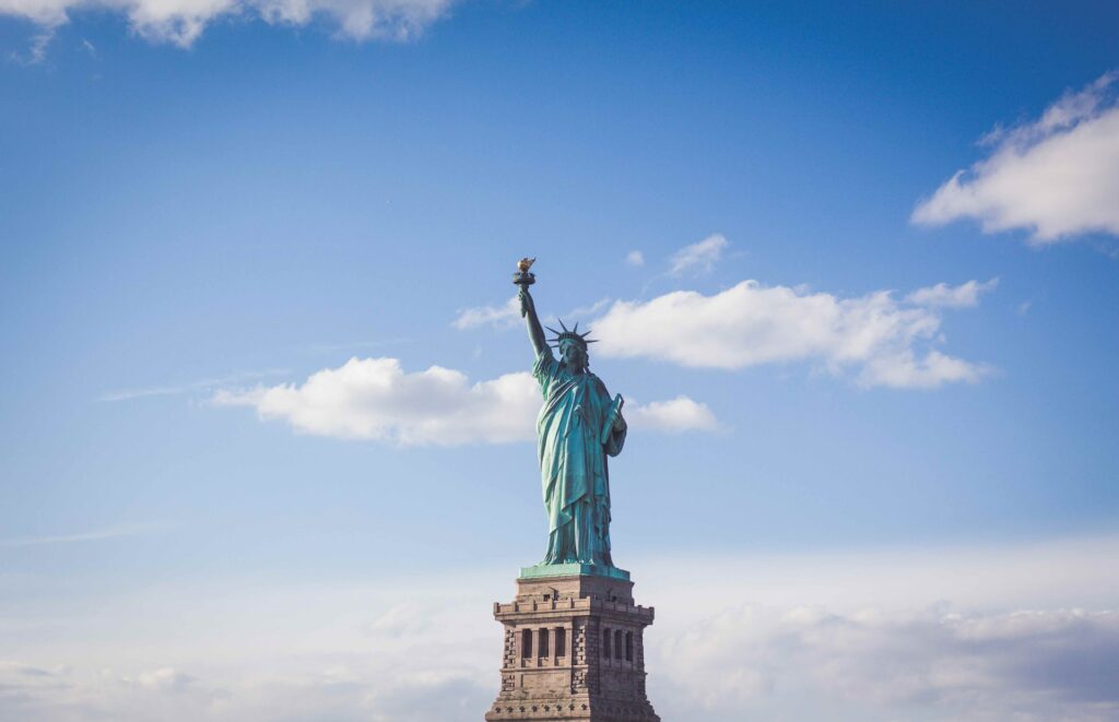 The Statue of Liberty is one of the most iconic New York historical sites